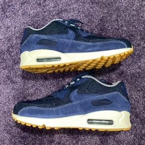 Nike Air Max’s (blue suede and cloth material)